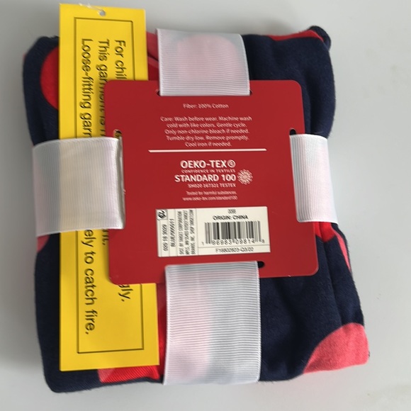 NWT Toddler Hearts Valentines Day Pajama Set- Long Sleeve & Pants - Picture 4 of 4